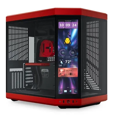 Hyte Y70 Touch Infinite Midi Tower Schwarz, Kirsche