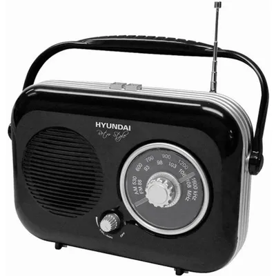 Hyundai PR100 Retro Radio FM/AM mit AUX-Eingang