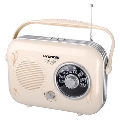 Tragbares Radio Hyundai PR 100 B Analog AM/FM 1 W Beige