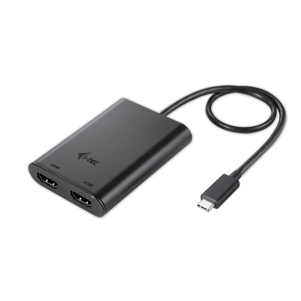 i-tec C31DUAL4KHDMI USB-Grafikadapter 3840 x 2160 Pixel Schwarz