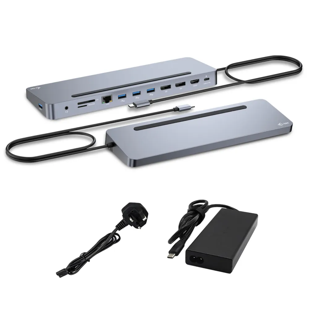 Dockingstation i-tec USB-C Metall Ergonomisch 3x 4K Display 100W PD USB-C Dockingstation i-tec USB-C Metall Ergonomisch 3x 4K Display 100W PD