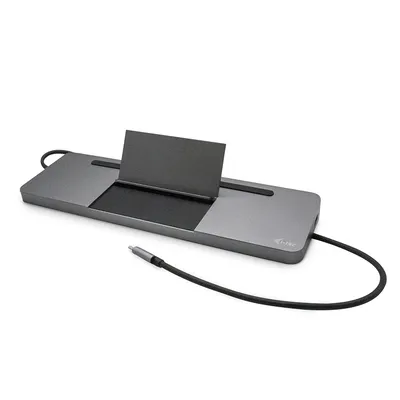 i-tec Metal C31FLATDOCKPDPRO laptop-dockingstation & portreplikator Kabelgebunden USB 3.2 Gen 1 (3.1 Gen 1) Type-C Grau