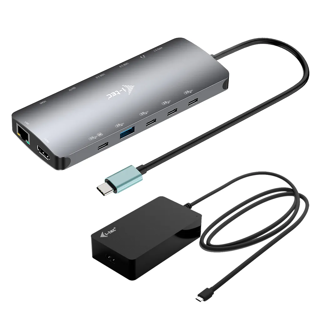 Dockingstation I-Tec Metal USB-C Nano 3x Display 140W Power Delivery