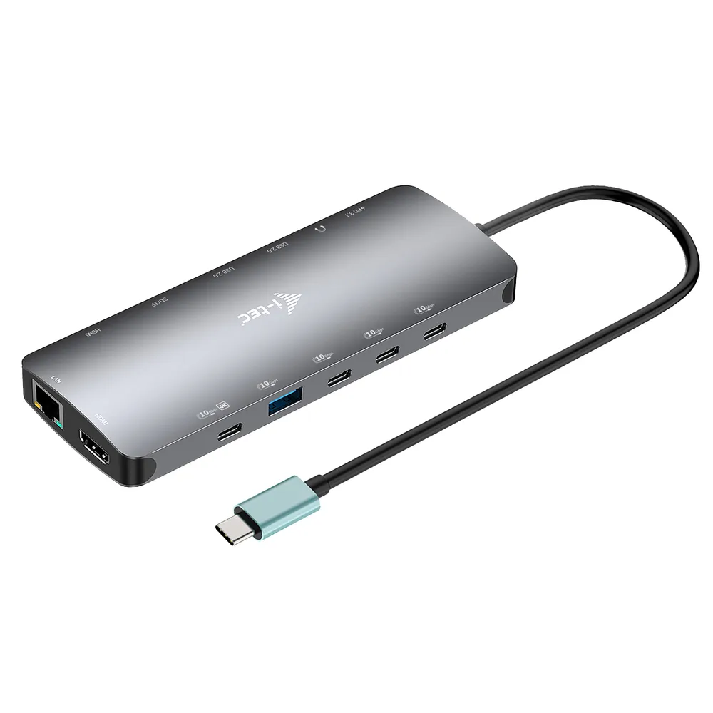 Dockingstation I-Tec Metal USB-C Nano 3x Display 140W Power HDMI USB-C SD