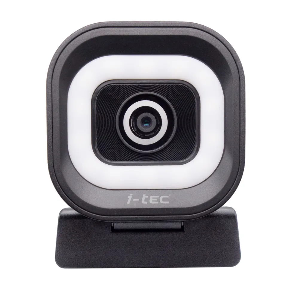 Webcam i-tec SOLOMON 700 STREAM 4K LED-Ring Autofokus 8,29MP