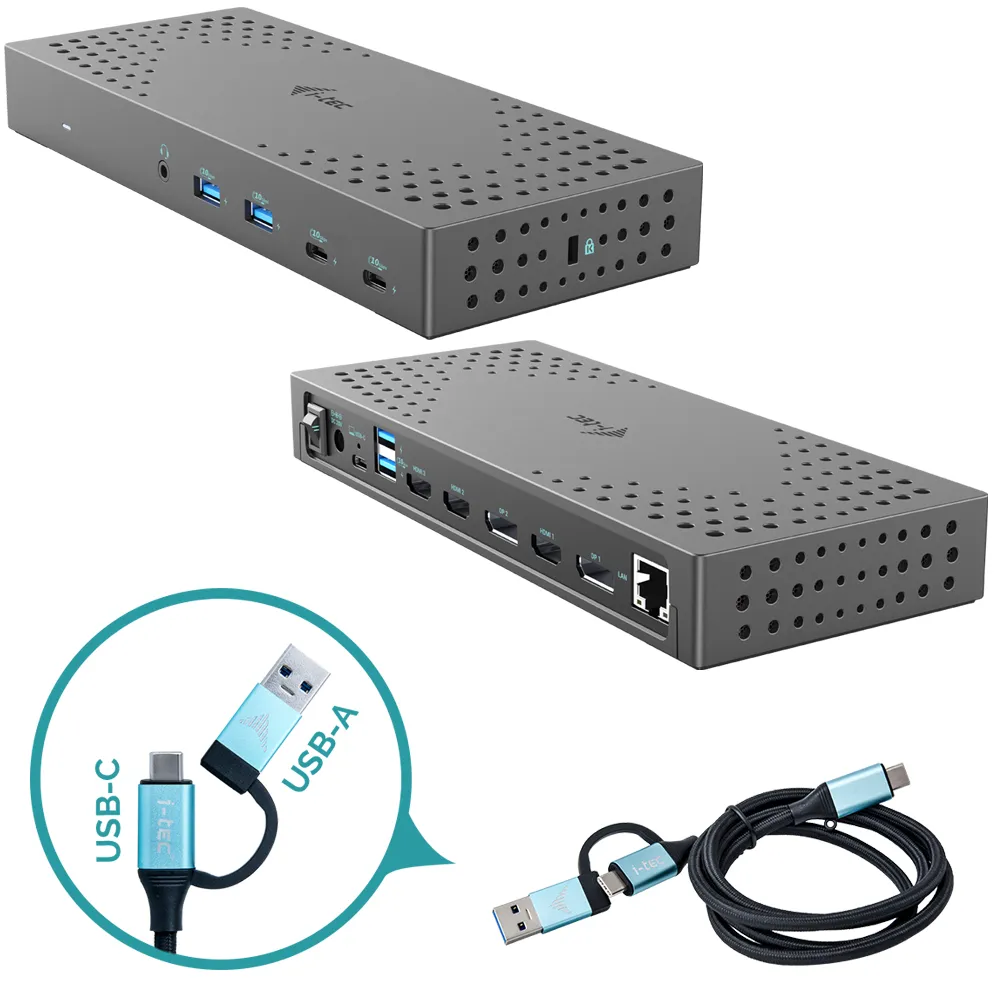 i-tec Triple 4K Dockingstation 100W