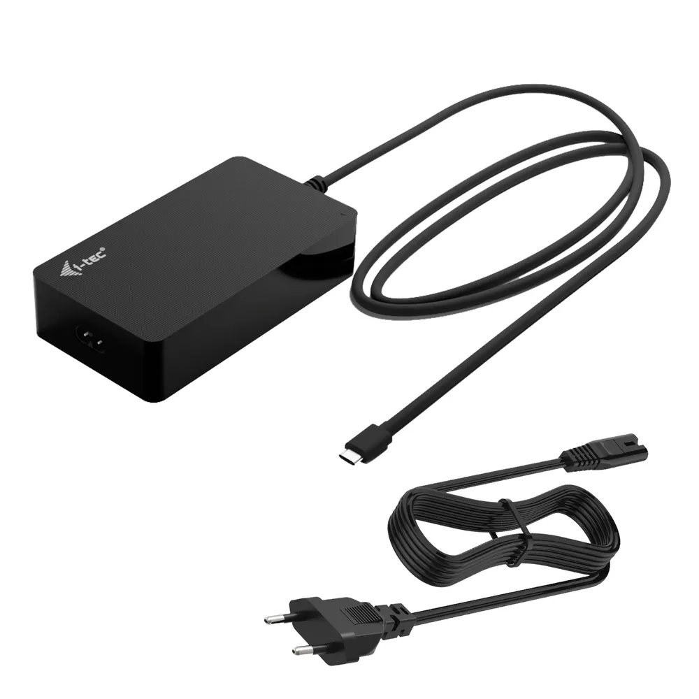 Ladegerät I-Tec Universal Charger USB-C PD 3.1 140 W Schwarz Innenraum