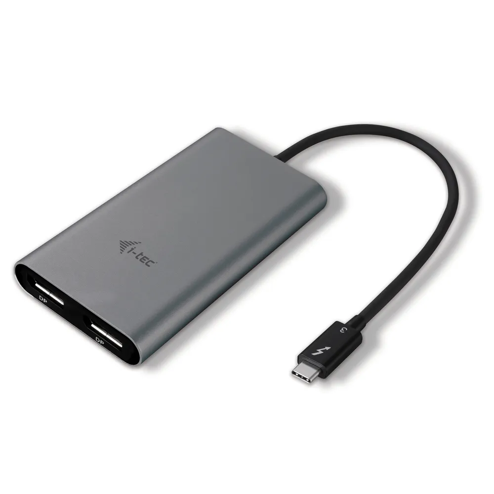 Grafikadapter i-tec TB3DUAL4KDP Thunderbolt 3 Dual DisplayPort 5K 2x4K