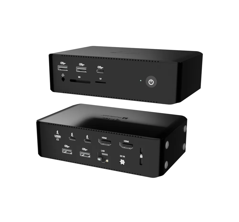 Dockingstation I-Tec Thunderbolt5 Quattro Display 4x4K 140W USB-C 2.5G LAN