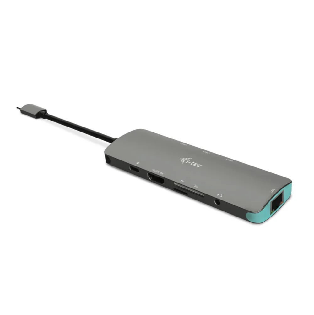 i-tec USB-C Metal Nano Docking Station | c31nanodocklanpd | USB-C 3.0 [Stecker]