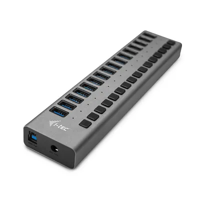I-Tec HUB 16 USB 3.0-Anschlüsse + Netzteil 90 W