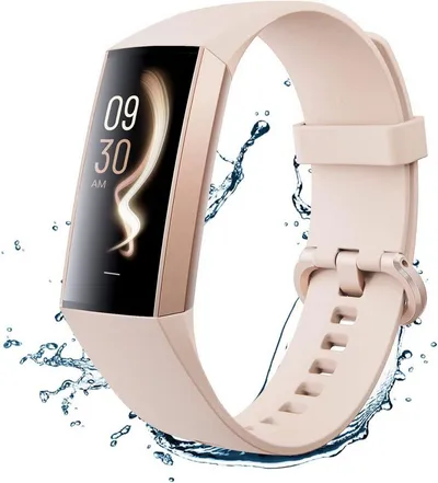 ibettertec Fitness Tracker Uhr mit Anruffunktion für Damen Herren Smartwatch Smartwatch (1.1" AMOLED-Display Zoll Zoll) 5 ATM IP68 Wasserdicht Fitness Tracker mit Schrittzähler Pulsuhr Blutdruck Messgerät für Android iOS, Schlaf-Monitor, Activity Tracker, SpO2, Kalorien-Tracker,Schrittzähler