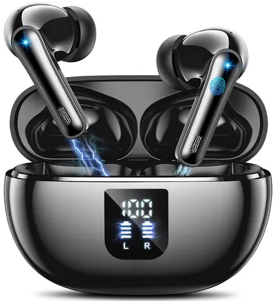 ibettertec In Ear Kopfhörer,Bluetooth Kopfhörer,2026 Kopfhörer Kabellos In-Ear-Kopfhörer (4 ENC Noise Cancelling Mics, IP-X7 Wasserdicht Headphones Sport, 3g USB-C in Ear Ohrhörer)