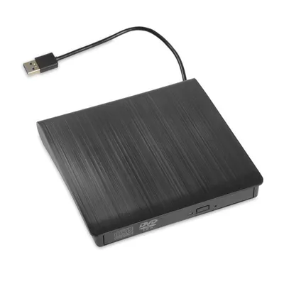 Externes DVD-ROM Laufwerk iBox IED02 USB 3.2 Black 24x für PC und Notebook