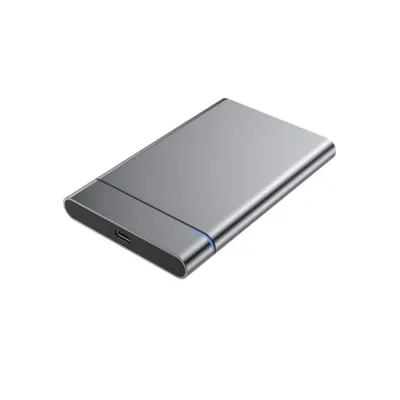 Festplattengehäuse iBox IEUHDD6 2.5 Zoll USB-C SATA III Grau Aluminium