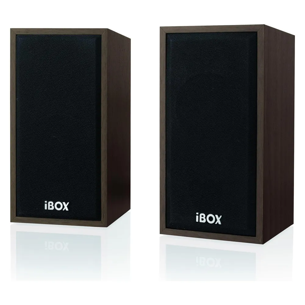 Lautsprecher iBox 2.0 Tischgerät Verkabelt 10 W kraftvoll Cherry-Finish