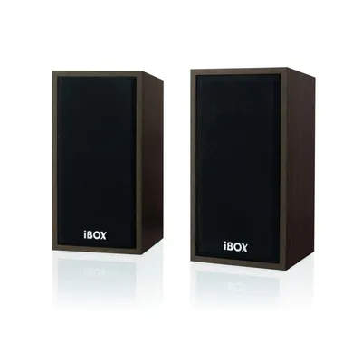 Lautsprecher iBox 2.0 Tischgerät Verkabelt 10 W kraftvoll Cherry-Finish