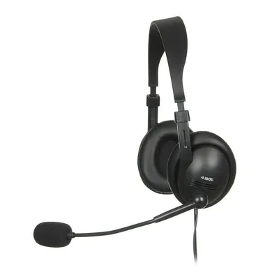 Kopfhörer Ibox W1MV kabelgebunden 3,5 mm Callcenter/Office Schwarz
