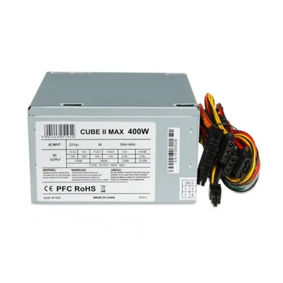 Netzteil iBox 400W ATX Cube II CE/RoHS Aktive Kühlung Non-Modular
