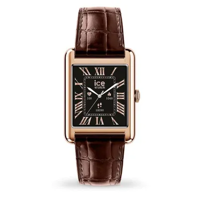 Ice Watch 025382 Bluetooth 1,41" Gold Einheitsgröße Braun Armband IP68