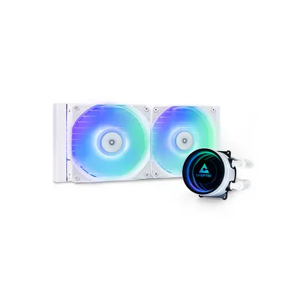 Refrigeración Líquida Chieftec ICEBERG 240-RGB-W 240mm 2 Ventilatoren RGB Weiß