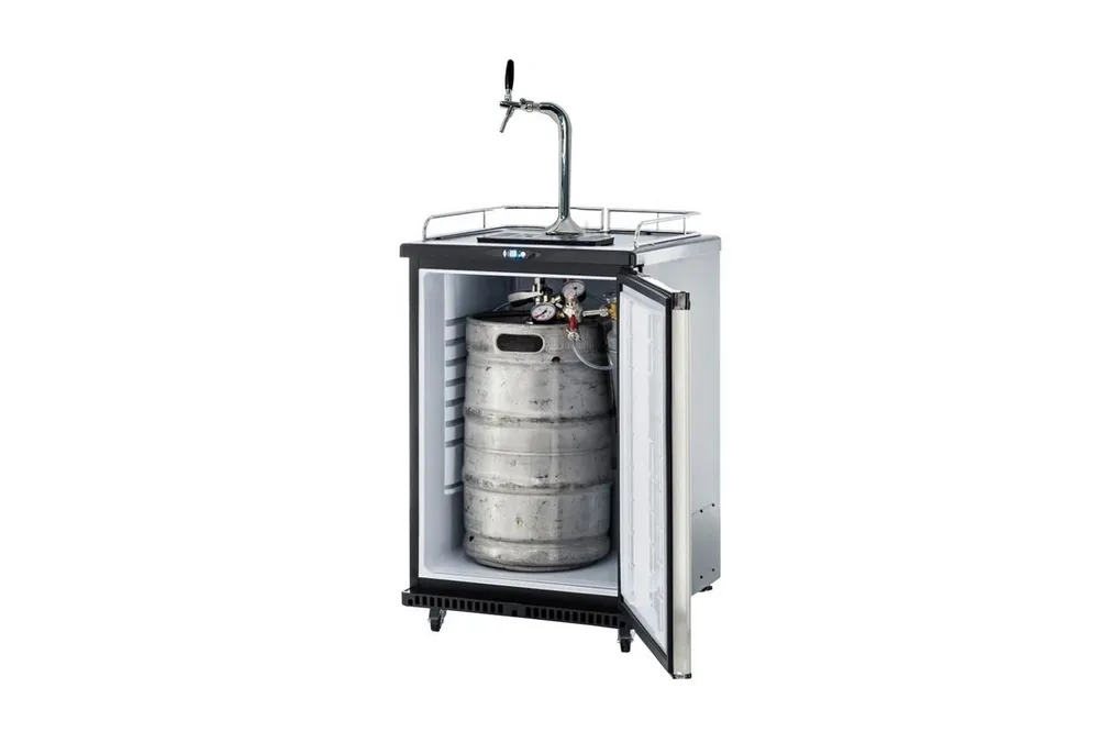 ich-zapfe Bierzapfanlage Fassbierkühlschrank bis zu 50L Fässer Schanksäule und Kompensatorhahn