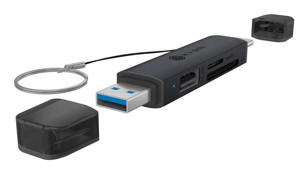 Kartenleser ICY BOX IB-CR203-CU3 USB 3.2 Gen 1 Type-A/Type-C