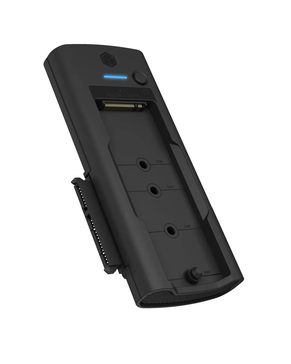 Dockingstation Icy Box IB-180MS-C31 M.2 SATA USB 3.2 Gen 2 Schwarz