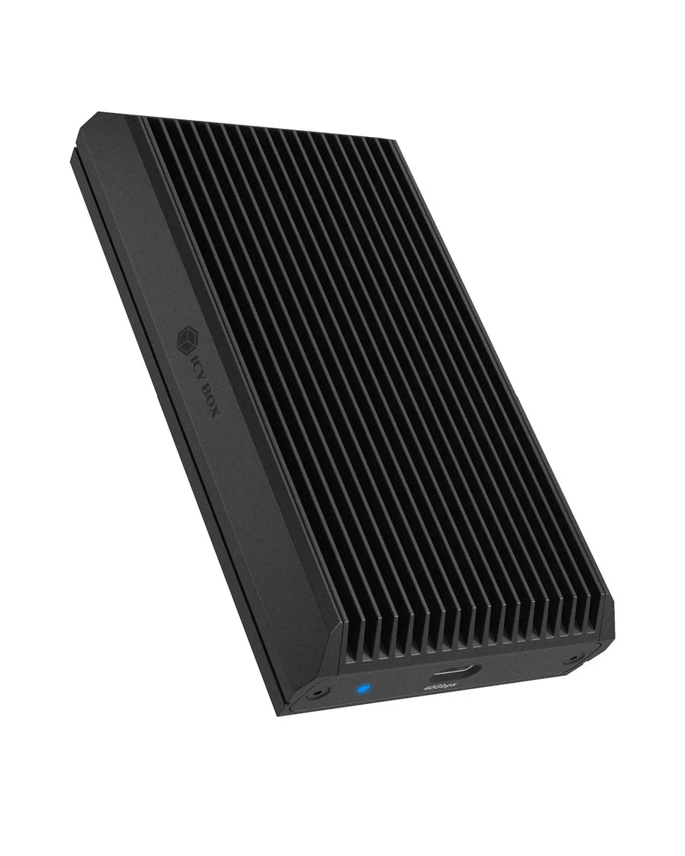 Externe Box Icy Box IB-1920M-C42 M.2 Aluminium Schwarz USB4 Fortschrittliche Kühlung