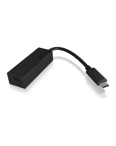 Tarjeta de Red ICY BOX IB-LAN100-C3 USB Type-C 1000 Mbit/s Schwarz