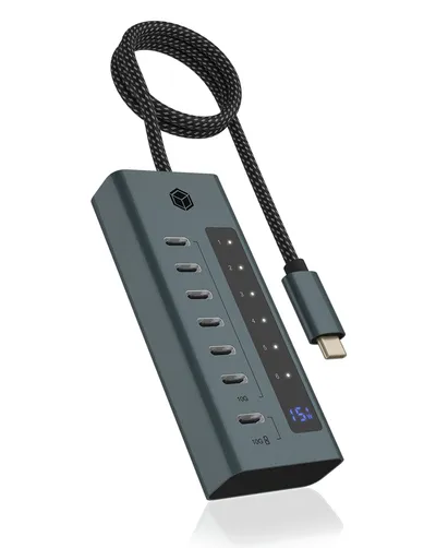 ICY BOX USB 3.2 HUB IB-HUB1457-C31 7Port