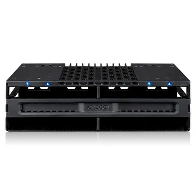 Festplattenrack ICY DOCK MB024SP-B FlexiDOCK 4-Bay 2,5" SAS/SATA Schwarz Hot-Swap