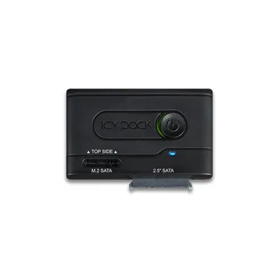 Adapter ICY DOCK MB031U-1SMB USB Type-C M.2 SATA 5 Gbit/s Schwarz