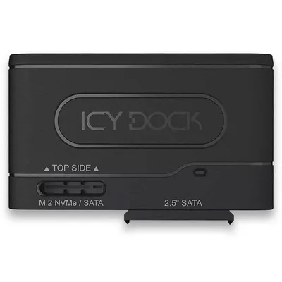 Adapter ICY DOCK MB104U-1SMB USB-C 3.1 zu 2,5"/M.2 SATA PCIe NVMe