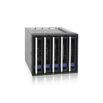 Festplatteneinschub Icy Dock MB155SP-B 5x3,5" SATA 6 Gbit/s schwarz mit Lüfter