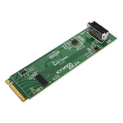 Adapter ICY DOCK MB309A5 M.2 NVMe PCIe 5.0 auf MCIO 4i mit Redriver