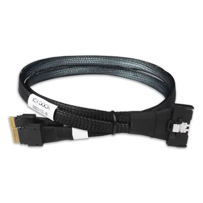 Kabel Icy Dock MB310L-B MCIO 8i zu 2x SlimSAS 4i 0,5 m