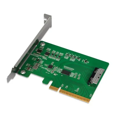 Adapter ICY DOCK MB409A5 PCIe 5.0 x8 auf MCIO 8i mit Redriver