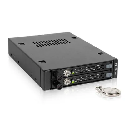Gehäuse 2.5" SATA/SAS Metall Icy Dock MB492SKL-B