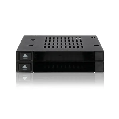 Dockingstation ICY DOCK MB522SP-B SATA SAS Hot-Swap 2x2.5/3.5" Schwarz