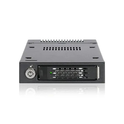 SSD Gehäuse ICY DOCK MB601M2K-1B 3.5 Zoll Metall Schwarz Schloss NVMe M.2 32 Gbit/s