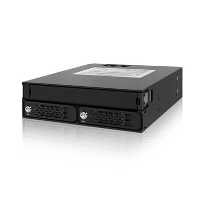 Rack ICY DOCK MB994IKO-3SB Aluminium Schwarz 2,5 Zoll ODD 5,25 Zoll Lüfter