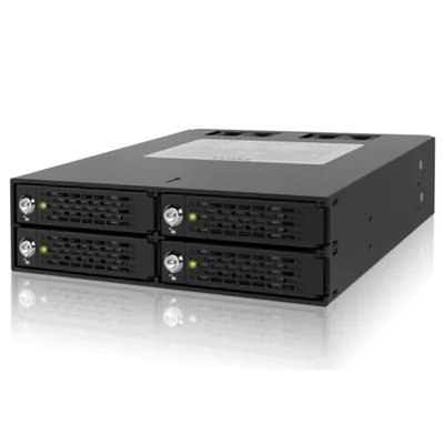 Panel Icy Dock MB994SK-1B Schwarz Aluminium 2 Lufter 4 SATA