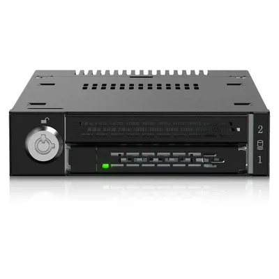 Rack ICY DOCK MB833MK-B V2 ToughArmor für M.2 PCIe SSD 3,5" Schwarz