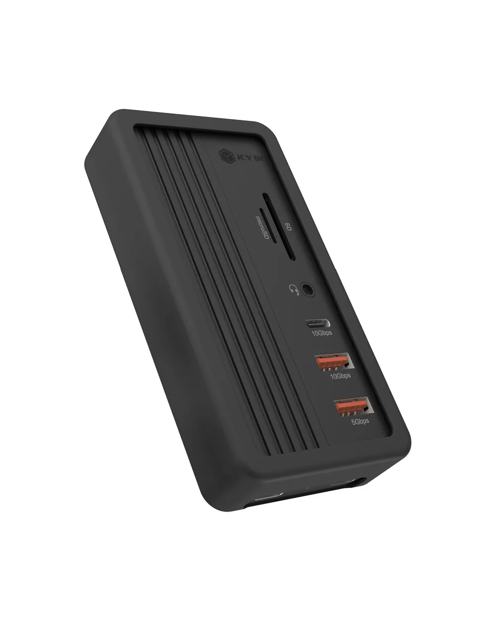 Dockingstation ICY BOX IB-DK4072M-CU31 M.2 SATA USB-C 3.2 Gen 2 10 Gbit/s Schwarz