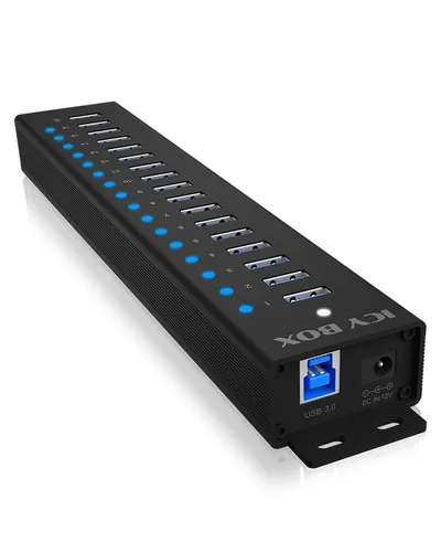 Hub ICY BOX 17 Ports 5 Gbit s IB-HUB1717-U3 mit Netzteil