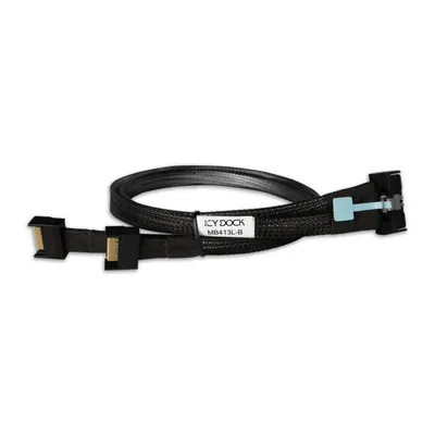 Kabel Adapter SAS Icydock MB413L-B Schwarz 50 cm