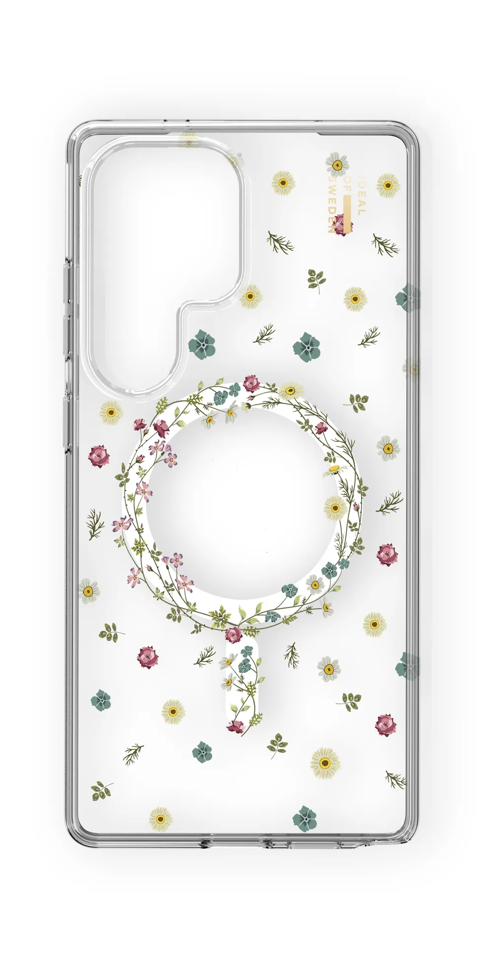 Clear Case MagSafe für Samsung Galaxy S25 Ultra, Petite Floral Handyhülle