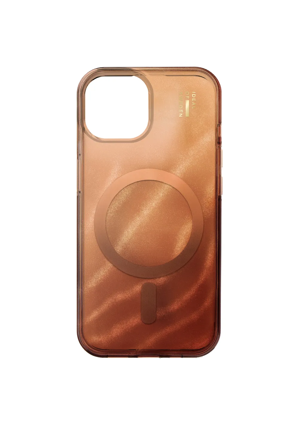 Clear Case MagSafe iPhone 13 / 14 / 15 / 16e Mocha Mousse Handyhülle