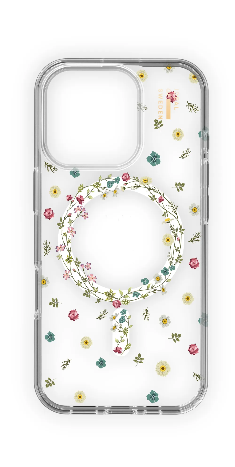 Clear Case MagSafe iPhone 16 Pro Max, Petite Floral Handyhülle